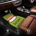 thumbnail image 6 of Yiaed Fresh Sushi Print Carpet Floor Mats for Cars, Auto Accessories Front & Rear Car Floor Mats Car Floor Foot Mat Sets of 4 Pieces, 6 of 7