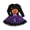 Purple, variant on Girl Halloween Outfit, Pumpkin Bat Sweatshirt & Skirt Set Long Sleeve Orange Tulle Tutu Skirt Cute Fall Halloween Clothes