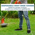 thumbnail image 5 of 200 Pack Disposable Shoe Covers Black Disposable Boot And Shoe Booties Covers Waterproof Slip, 5 of 5