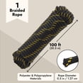 thumbnail image 2 of Cuerda Industrial Trenzada en Diamante 1,27 cm x 30,48 m, 2 of 9