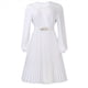 thumbnail image 2 of Vestido Midi para Mujer, Vestido de Iglesia, Moda, Cintura Alta, Vestido Informal de Negocios, Vestido de Cóctel con Cinturón XXXL, 2 of 10