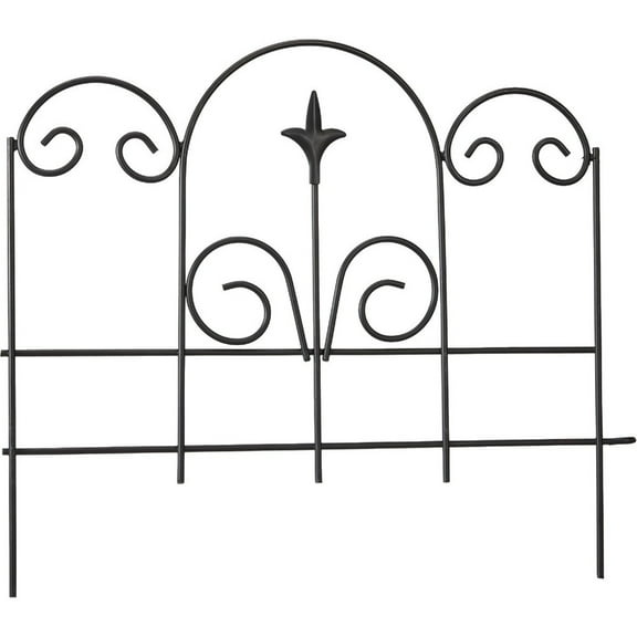 Panacea 16 In. H x 18 In. L Metal Decorative Border Fence 89382 89382 704665