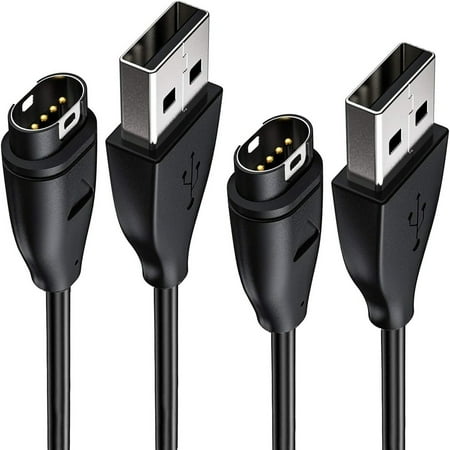 2pack Charger Cable Compatible for Garmin Fenix 6 6S 6X Pro Sapphire Fenix 5 5S 5X Plus Forerunner 935 45 45S 245 Approach S10