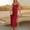 6-Red, variant on Jumpsuits for Women Summer Dressy Sleeveless Cold Shoulder Overall Band Collar Solid Onesie Frill Hollow Cutout Ruffle Peplum One Piece Outfits Casual Long Pants Wide Leg Summer Romper