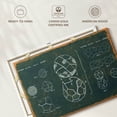 thumbnail image 6 of Elephant Stock Soccer Ball Teal Patent Wall Art - Horizontal Canvas Wall Art - Living Room Wall Decor - Patent Canvas - Brown And White Decor - 36" x 24", 6 of 8