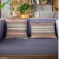 thumbnail image 3 of Plutus Brands Multi-Color Plutus Lanes Stripe Luxury Throw Pillow 20 in x 20in, Double Sided 20" x 20", 3 of 9