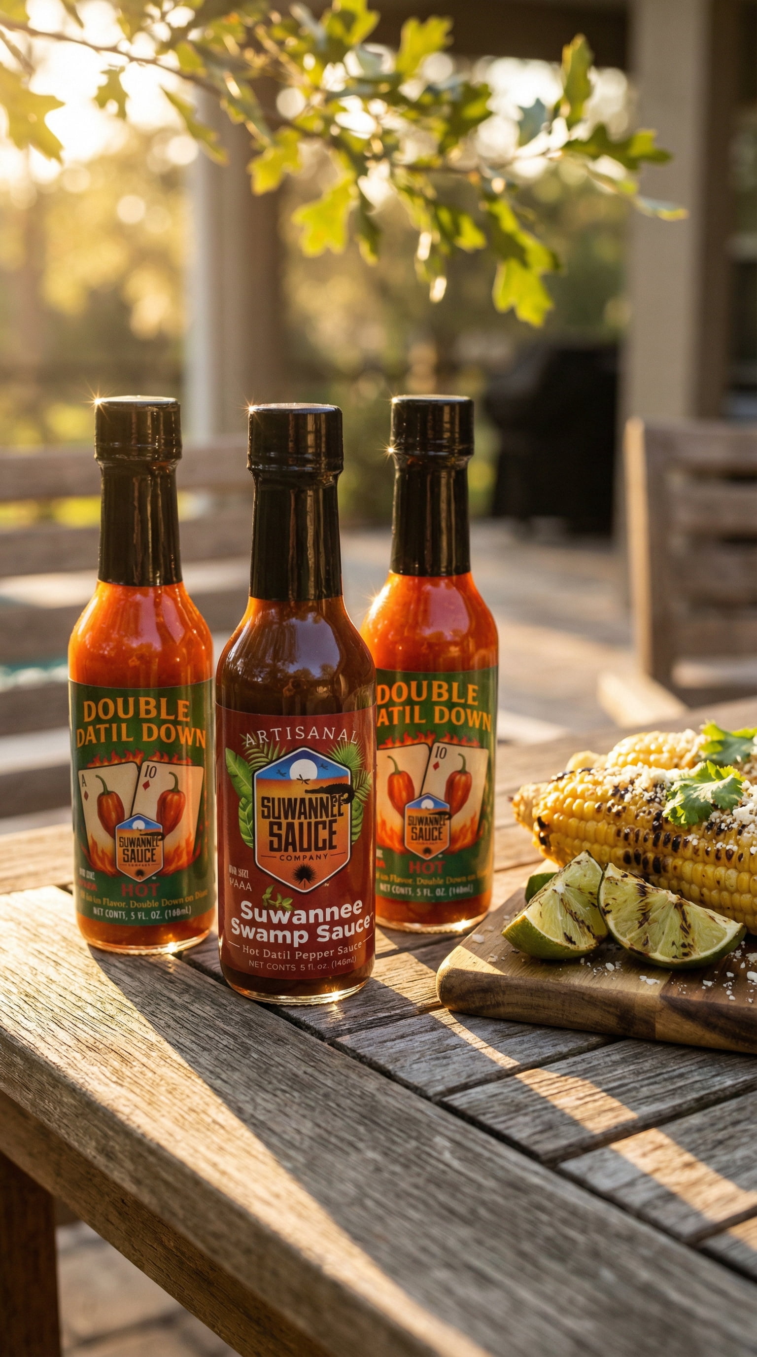 Suwannee Sauce Company Hot Sauce Datil Pepper Variety 3-Pack