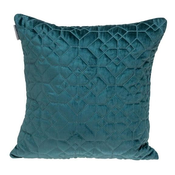 Parkland Collection Sora Transitional Quilted Teal Throw Pillow