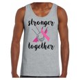 thumbnail image 1 of Awkward Styles Breast Cancer T-Shirt Stronger Together Tank Tops for Men, 1 of 4
