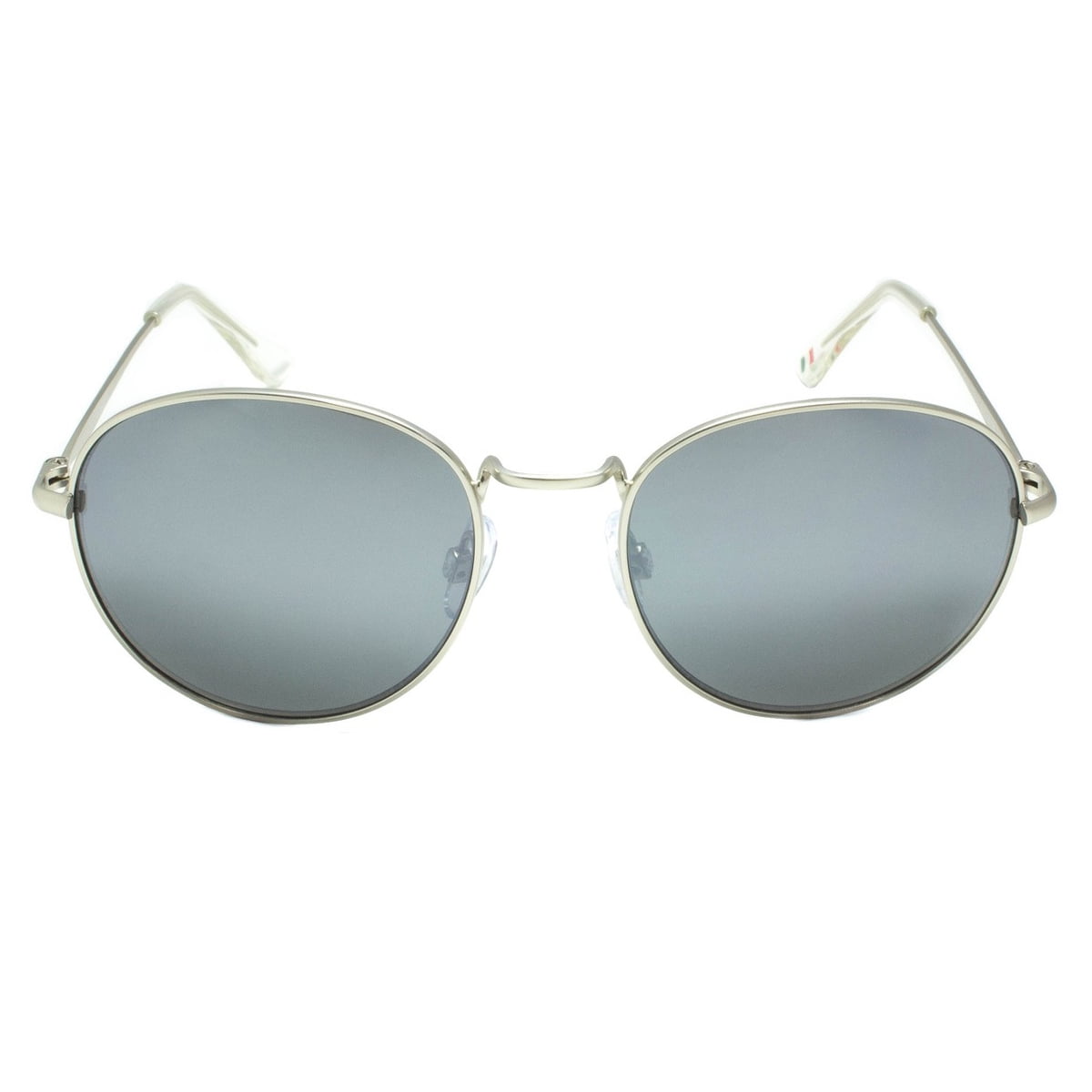 Vintage Mens Sunglasses Round Metal Frame Blue Shades Eye Wear Retro ...