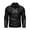 Black (thick version, variant on Men's Casual PU Leather Lapel Motorcycle Jacket Fashion Slim Men's Faux Leather Shirt Jacket