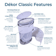 Dekor Classic HandsFree Diaper Pail White