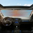 thumbnail image 2 of Lilixerw Retractable Roller Sun Shade for Car Window,Car Mounted Curtain for Sun Protection,Block Glare and Heat,26.77 x 49.21 inch,Gray, 2 of 8