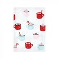thumbnail image 3 of Hudson Baby Infant Girl Cotton Flannel Burp Cloths Bundle, Hot Cocoa, One Size, 3 of 8