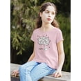 thumbnail image 2 of Cute Little Ram Face T-Shirt Juniors -Image by Shutterstock,  x-Small, 2 of 4