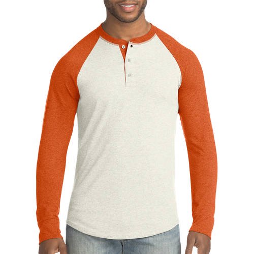 hanes raglan henley