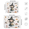 thumbnail image 4 of Yayeee Dish Drying Mat for Kitchen Counter 16"x18" Microfiber Absorbent Pad, Watercolor Halloween Girl, 4 of 7