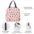 thumbnail image 3 of Yiaed Hand Drawn Strawberry Print Insulated Lunch Bag Reusable Cute Tote Lunch Box, Leakproof Cooler Lunch Bags for Work Office Travel School Picnic, 3 of 5