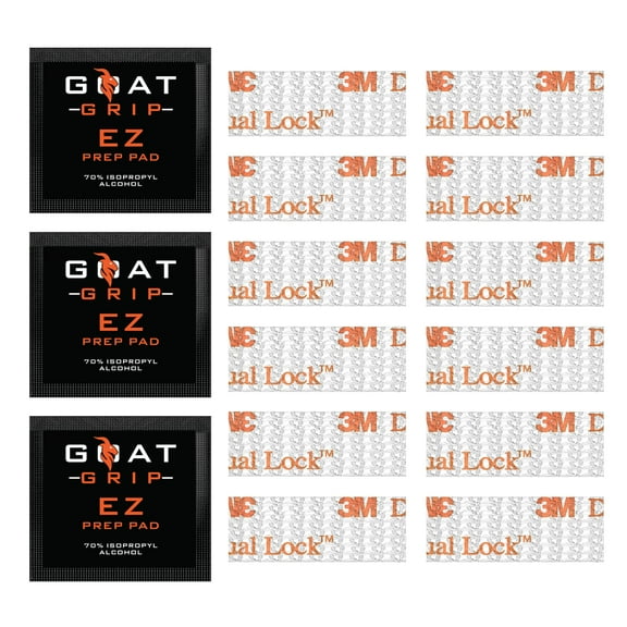 EZ Pass/I-Pass/FasTrak/SunPass Strips | EZ Pass Holder for Windshield | EZ Pass Adhesive Strips | EZ Pass Mounting Tape | EZ Pass Stickers | 12 Clear Strips (6 Sets) with 3 Goat Grip Prep Pads