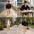 thumbnail image 3 of Beverly Hills Polo Club Boys’ School Uniform Pants – 2 Pack Pull On Jogger Pants (4-18), 3 of 7