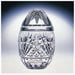 6" Freedom Clear Crystal Egg Trinket Jewelry Box Container Figurine Paperweight