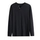 thumbnail image 1 of pstuiky manga larga para hombre, Blusas de cuello en V de manga larga holgadas, informales, cómodas y lisas para hombre camisetas de hombre l, 1 of 2