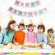 thumbnail image 5 of Batidor de pancarta de feliz cumpleaños, letras coloridas, pancarta para niños, decoración de cumpleaños para bebés, adultos, niños y niñas, suministros para fiestas, 5 of 5