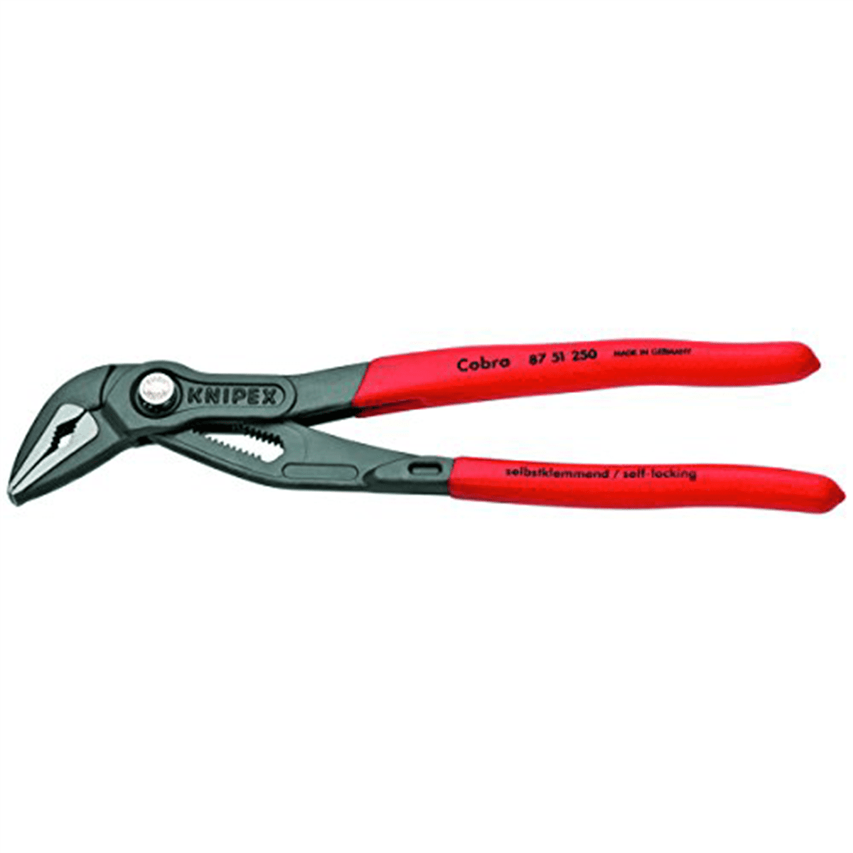 KNIPEX 8751250 Cobra ES Extra Slim Pliers 10 Inch Long Narrow Jaws