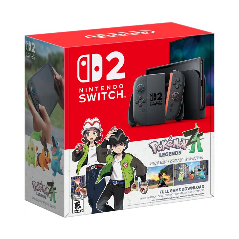 Nintendo Switch 2ポケモンレジェンズ Nintendo Switch 2 Pokemon Legends: Z-A Bundle 256GB 7.9-Inch 1080P