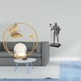 thumbnail image 2 of Escultura de bola de metal, figura decorativa para escritorio, interior, estatua, soporte para pasillo, chimenea, dormitorio, sala de estar, oficina,, 2 of 8