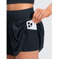 thumbnail image 5 of CRZ YOGA Softretch 2 in 1 Causal Shorts for Women High Waisted Flowy Yoga Lounge Workout with Pockets, 5 of 6