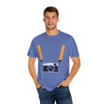 thumbnail image 4 of Photographers Hanging Camera Gags Graphic Humorous Photography Enthusiasts Men Women Unisex Garment-Dyed T-shirt, 4 of 4