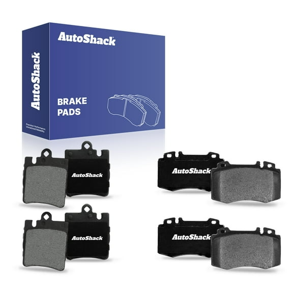 AutoShack Front & Rear Ceramic Brake Pad Set Replacement for 2006-2007 Mercedes-Benz C350 2003-2005 Mercedes-Benz C230 8-PC