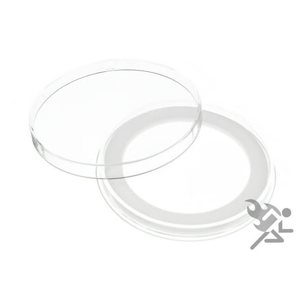 (5) Air-tite Y-55mm White Ring Coin Capsule Holders