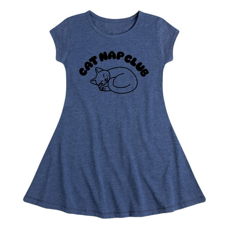 

Instant Message - Cat Nap Club - Toddler And Youth Girls Fit And Flare Dress