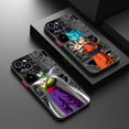 thumbnail image 2 of Anime D-Dragon Ball Phone Case For iPhone 15 14 13 12 11 Pro Max mini XS XR X 8 Plus SE Frosted Translucent Cover LZ, 2 of 7