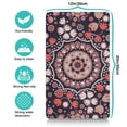 thumbnail image 5 of Vintage Abstract Pet Food Pad - Artistic Paisley Art, Non-Slip Absorbent Bowl Mat, 5 of 5