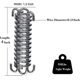 thumbnail image 2 of 4PCS Tension Springs Stainless Steel Durable For Shade Sail Tent Awning, 2 of 5