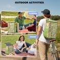 thumbnail image 3 of Colorful Geometric Insulated Cooler Backpack - Leakproof 20L Soft Cooler Bag with Padded Straps, Ideal for Hiking, Picnics & Travel, 3 of 4
