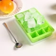 thumbnail image 3 of 2 pièces Bac à glaçons, Cube de glace en silicone Moule à glaçons for Baby Food, Water, Whisky or Cocktail, Flexible Twist and Pop for Easy Release - Couleur Aléatoire, 3 of 5