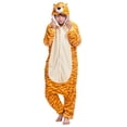 thumbnail image 1 of FUNCOS Pyjama en Peluche Unisexe Adulte Tigre Cosplay Chaud et Douillet TG, 1 of 4