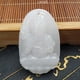 thumbnail image 1 of White jade eight guardian deities pendant, birth year Buddha, sweater chain, jade pendant, twelve zodiac signs., 1 of 4