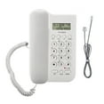 thumbnail image 3 of NestledNature Home Telephone, Wall Mountable Landline Phone, Home Hotel Wired Desktop Phone Office Landline Telephone For Office, Hotel, Home, Bathroom, 3 of 8