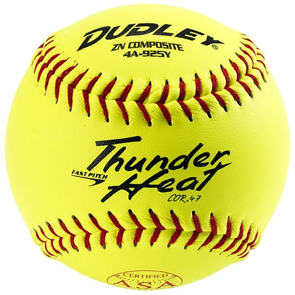 Dudley 12" Thunder Heat Composite ASA .47/375 Fastpitch Softball (Dozen)