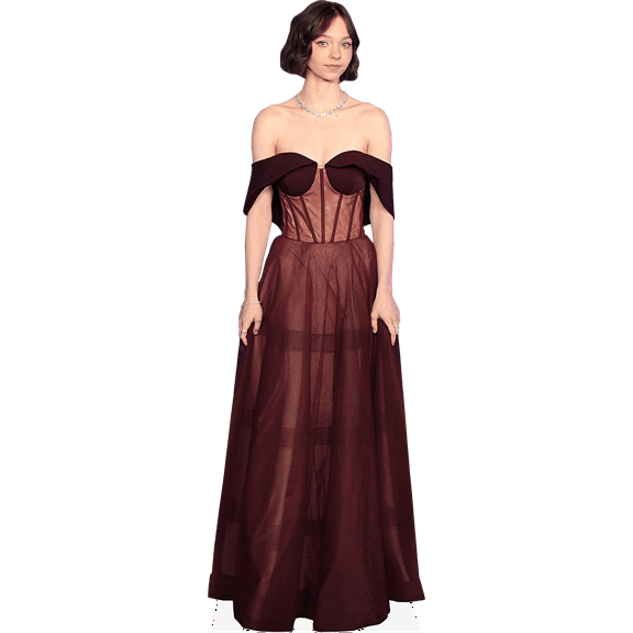 Emma Myers (Dress) Mini Cardboard Cutout Standee