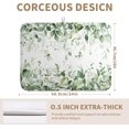 thumbnail image 2 of Sage Green Leaf Dish Drying Mat for Kitchen Counter Spring Eucalyptus Leaves Drying Mats Summer Floral Microfiber Absorbent Dishes Pad Reversible Washable Dish Drainer Rack Mat Large 18x24 Inch, 2 of 7