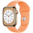 thumbnail image 1 of Correa de silicona para Apple Watch Band 49mm 45mm 44mm 42mm 41mm 40mm 38mm correa de reloj pulsera iWatch Series 8 7 6 5 4 3 SE banda Dengxun unisex, 1 of 2