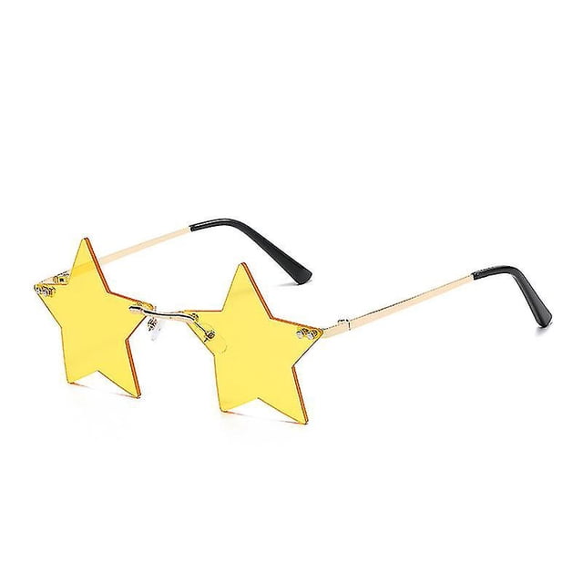 JFBUJC 1 Paire de Lunettes en Forme d'Étoile Lunettes de Fête Lunettes de Mode Personnalité