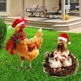 thumbnail image 3 of Decoración De Estaca De Pollo Para Jardín, Estaca De Metal Para Jardín, Adorno Hecho A Mano, 2 Unidades Para Exteriores, 3 of 7