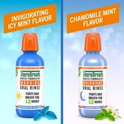 TheraBreath AM + PM Mouthwash Bundle, Morning & Overnight Rinses, 16 fl oz (2-Pack)